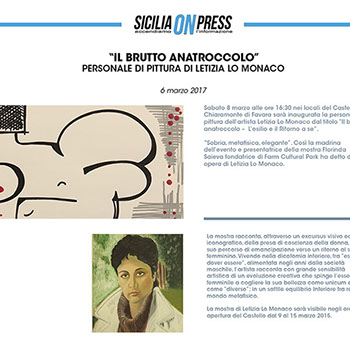 Letizia, lo, monaco, quadri, arte, disegno, acquarello, pennarelli, artista, siciliano, siciliana, donna, palermo, nuccio, mula, critica