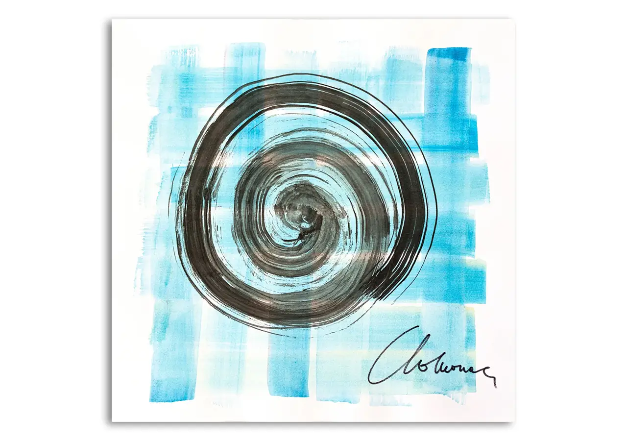 Enso in blu